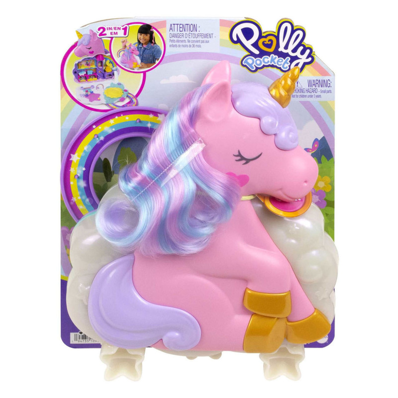 Mattel - Polly Pocket Salon of the Rainbow Unicorn HKV51