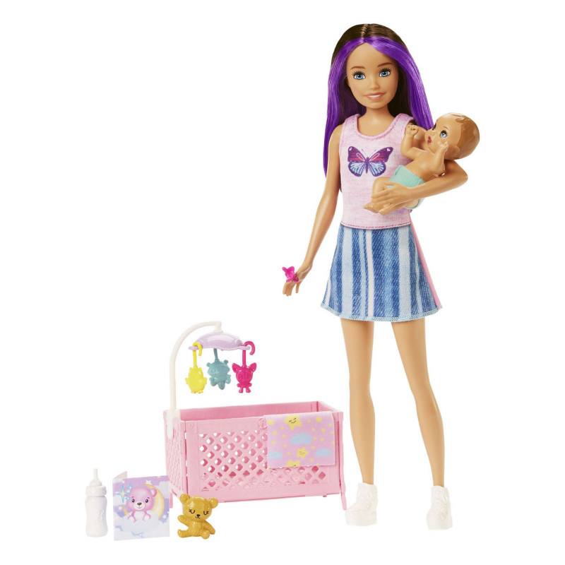 Mattel - Barbie Skipper Babysitters with Baby HJY33