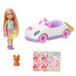 Mattel - Barbie Chelsea Doll & Car GXT41