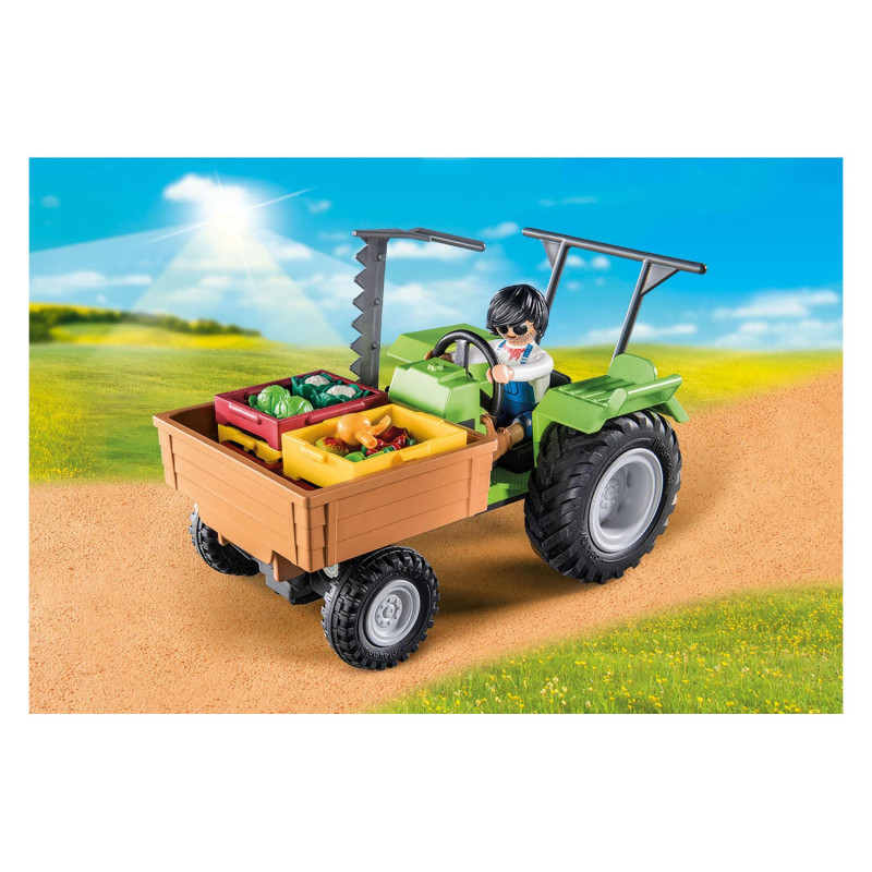 Playmobil Country 71249 Tracteur avec remorque