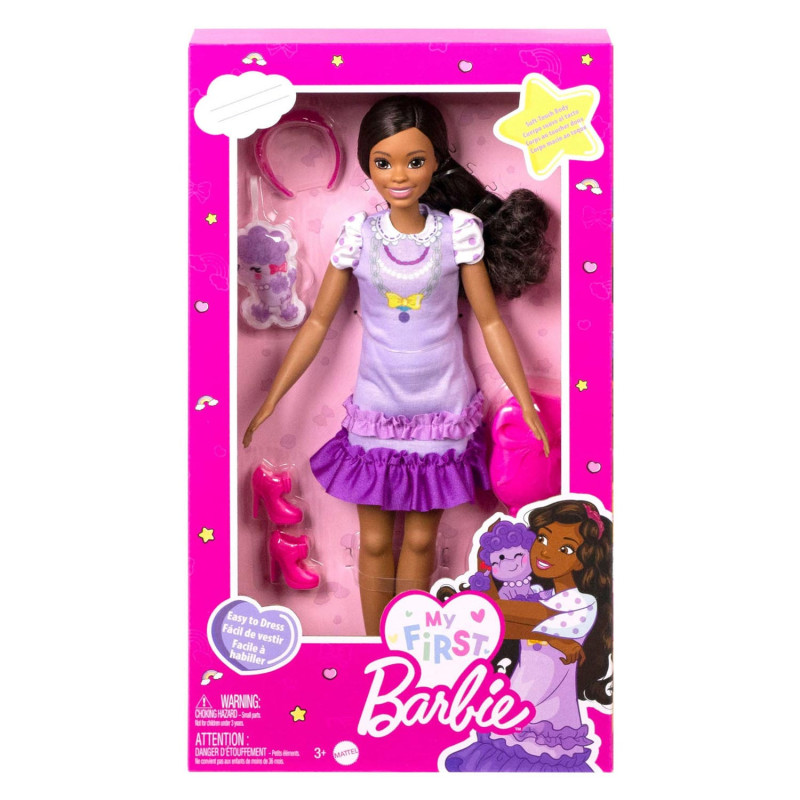 Mattel - My First Barbie - Soft Touch Doll with Poodle HLL20