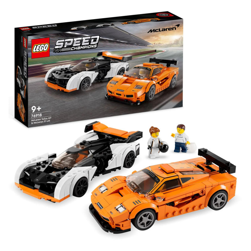 Lego - LEGO Speed Champions 76918 McLaren Solus GT & McLaren F1 LM 76918