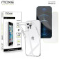 Pack Housse TPU Moxie pour iPhone 13 Transparent + Verre trempé 2.5D