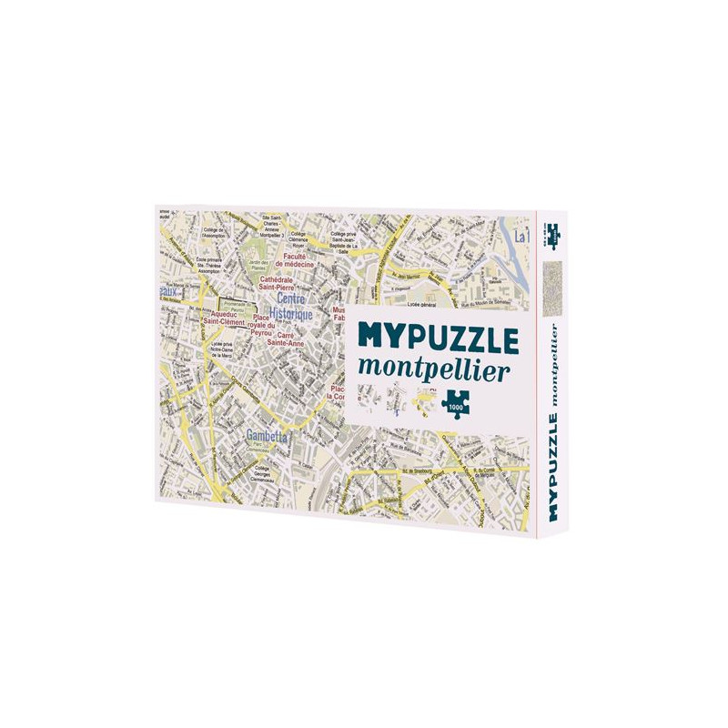 Puzzle Helvetiq Montpellier 1000 pièces