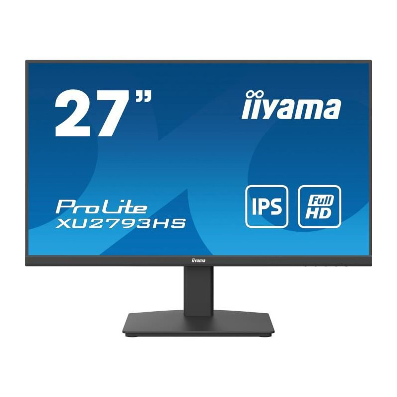 Ecran PC - IIYAMA Prolite XU2793HS-B5 - 27 FHD - Dalle IPS - 4 ms - 75Hz - HDMI / DisplayPort