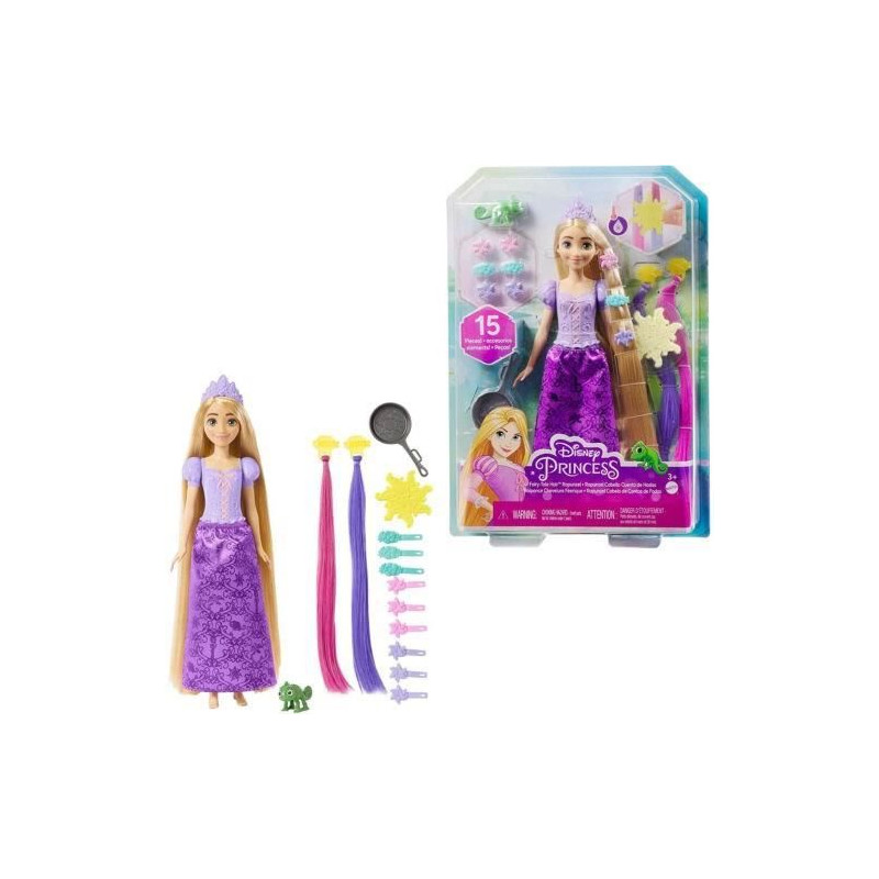 Princesse Disney - Raiponce Chevelure Fabuleuse - Poupées Mannequins - 3 Ans Et +
