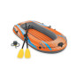 Canoë - BESTWAY - Kondor Elite™ 2000 raft set - 196 x 106 cm - 1 adulte+1enfant - 120kg max - pompe a pied - 2 pagaies