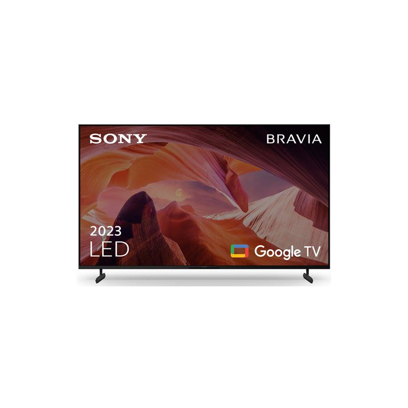 TV LED Sony KD 55X80L Série Bravia X80L 139 cm 4K UHD Google TV 2023 Noir