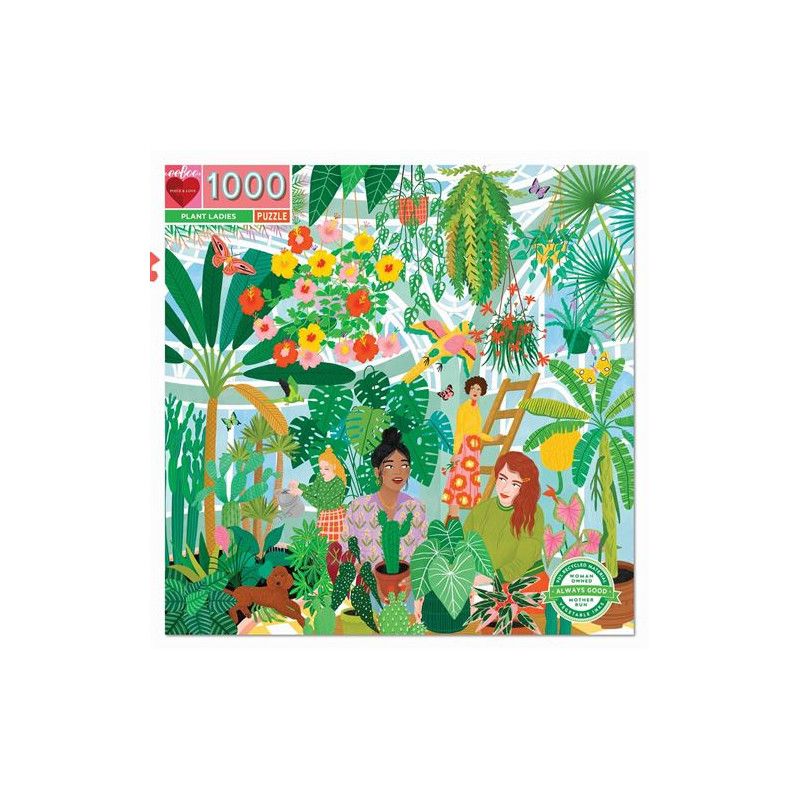 Puzzle Eeboo Plant Ladies 1000 pièces