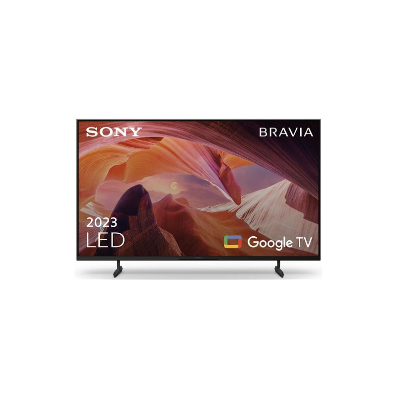 TV LED Sony KD 43X80LP Série Bravia X80L 108 cm 4K UHD Google TV 2023 noir