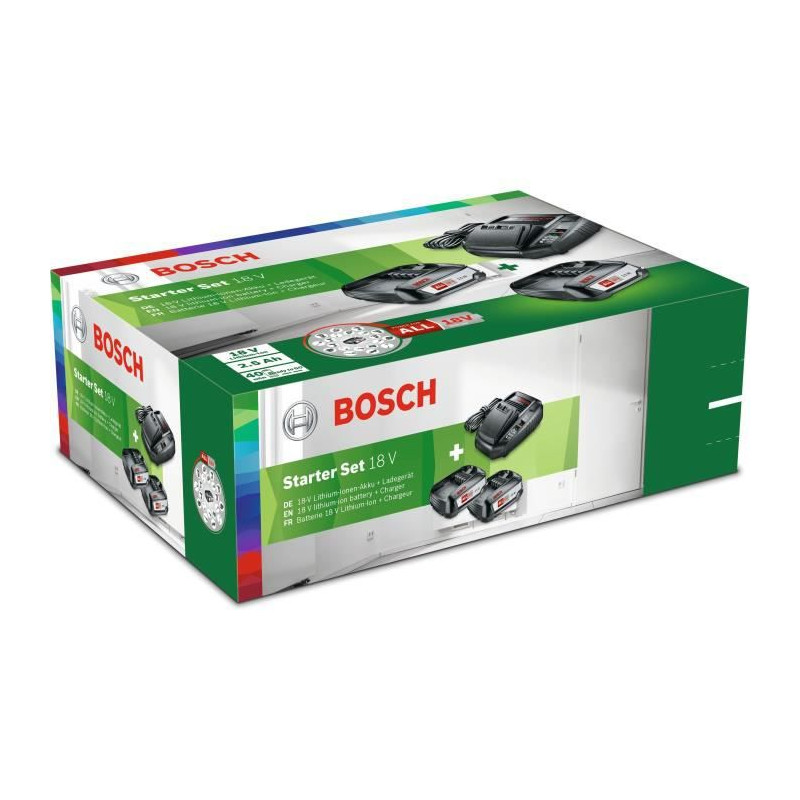 Starter Set 18V Bosch (2xbatteries 2,5Ah + chargeur AL 1830CV)