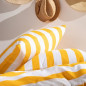 Parure de lit - TODAY Summer Stripes - 240x220 cm - 2 personnes - coton imprimé rayé