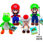 Peluche Nicotoy Super Mario 20 cm Modèle aléatoire