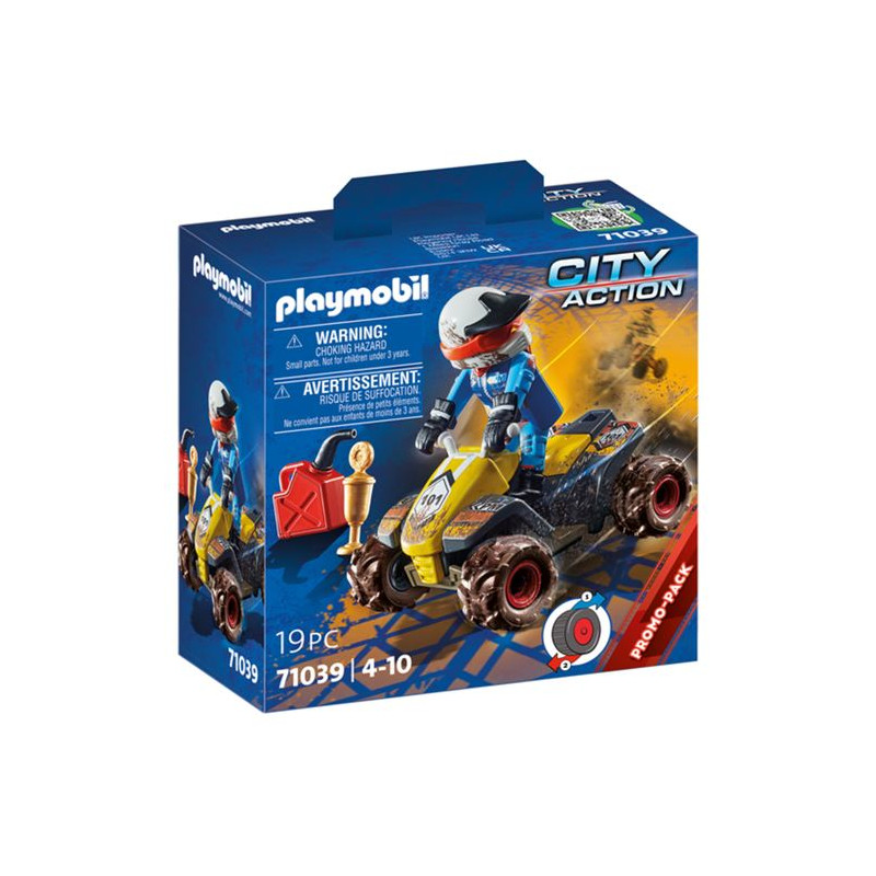 Playmobil City Action 71039 Pilote et quad