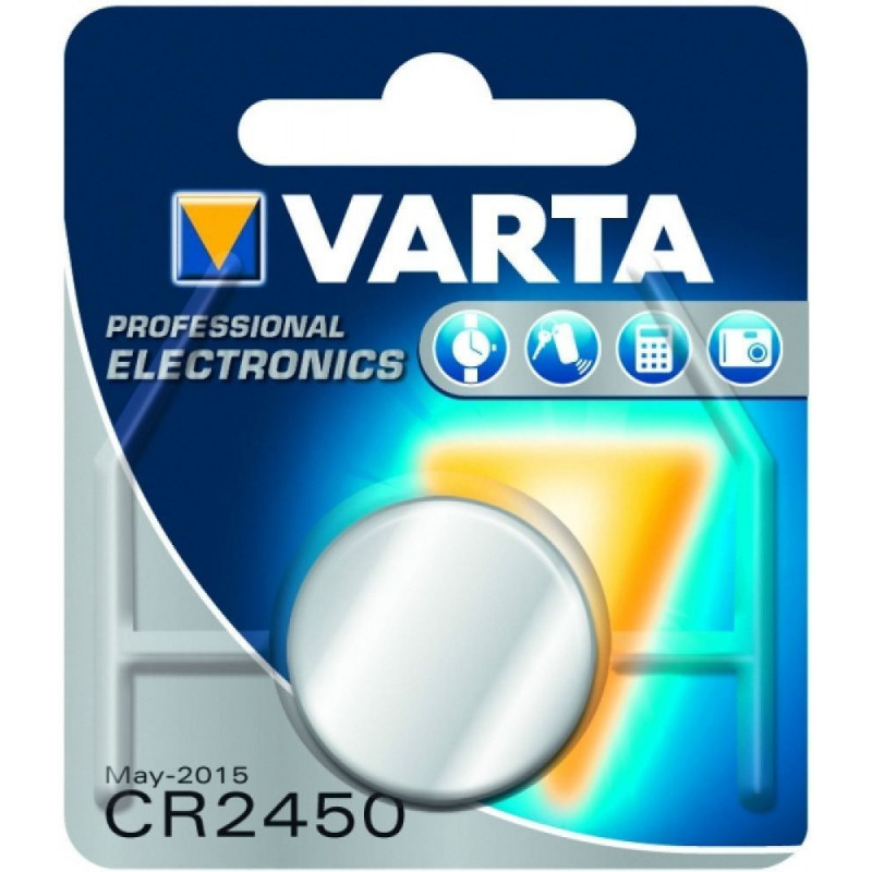 Pile bouton VARTA CR 2450