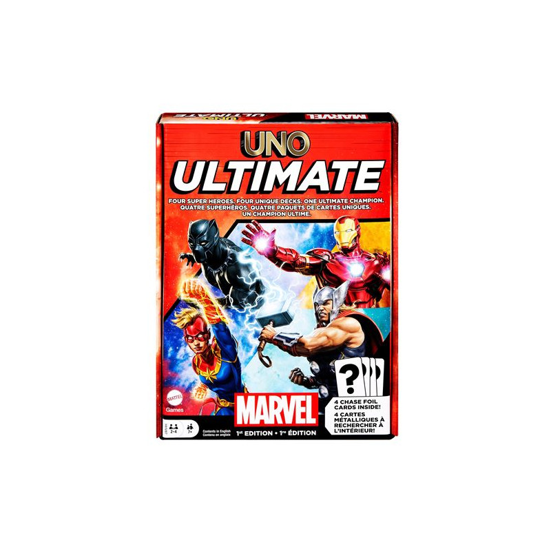Jeu classique Mattel Uno Ultimate Marvel