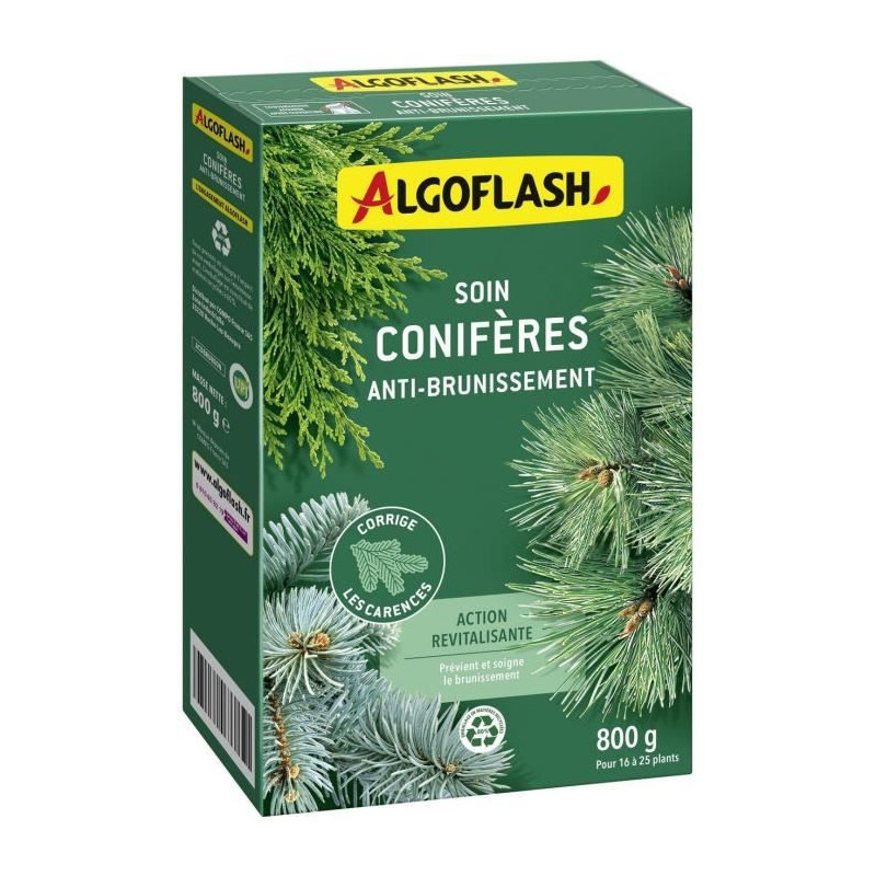 Soin Coniferes anti-brunissement - ALGOFLASH NATURASOL NATURASOL - 800g