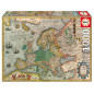 CARTE D'EUROPE - Puzzle de 1000 pieces