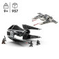 LEGO Star Wars 75348 Le Chasseur Fang Mandalorien Contre le TIE Interceptor, Jouet de Vaisseaux