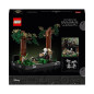 LEGO Star Wars 75353 Diorama de la Course-Poursuite en Speeder sur Endor, avec Luke Skywalker