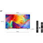 TCL LED 43P637 - 109 cm (43) - 4K Dolby vision Dolby Atmos - Google TV