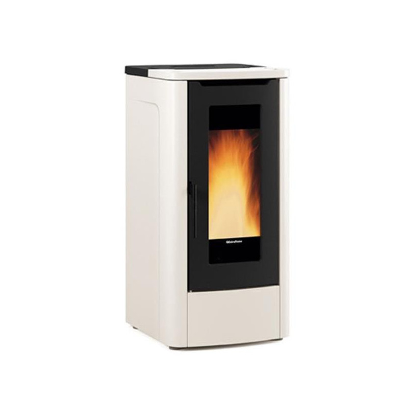 NORDICA EXTRAFLAME 1284101-POELE A GRANULES-10KW-A+-FLAMME VERTE-CSTB-FOYER FONTE-SORTIE A NORDICA EXTRAFLAME - TEOREMAIVOIRE