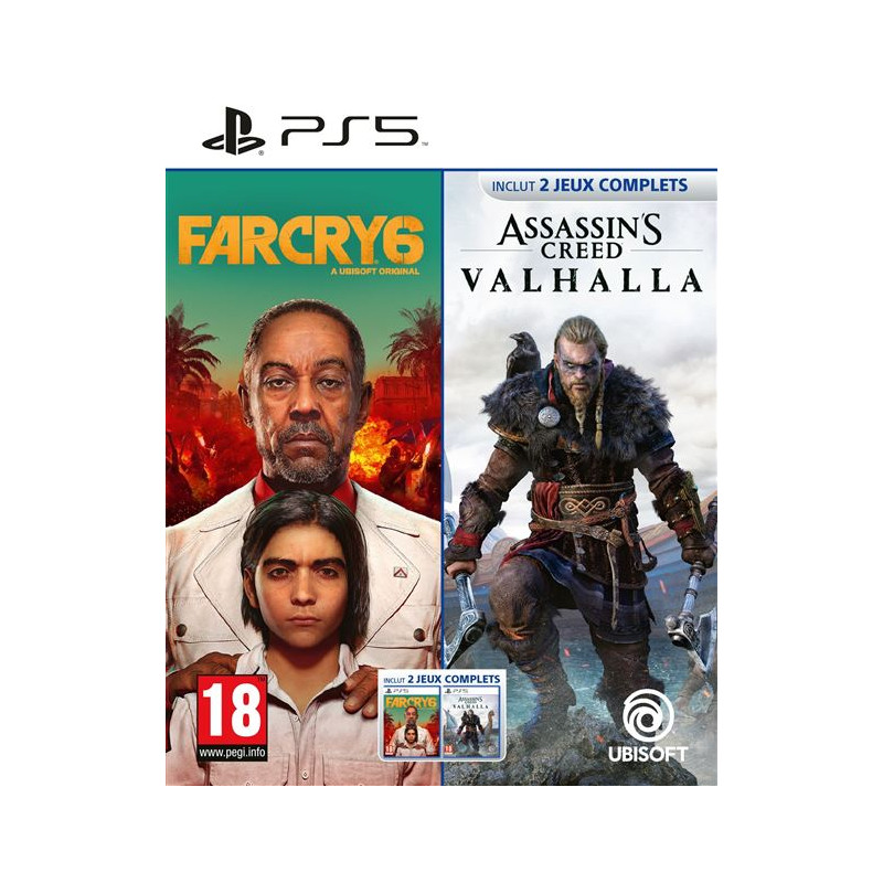 Compilation Assassin s Creed Valhalla + Far Cry 6 PS5