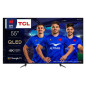 TV QLED TCL 55C645 139 cm 4K UHD Google TV 2023 Aluminium brossé