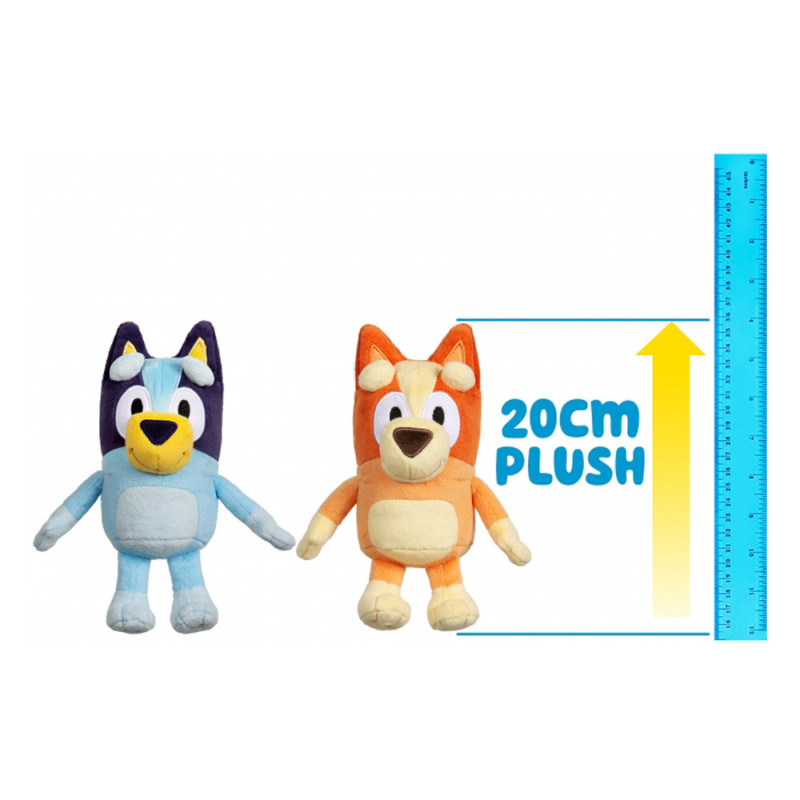 Spectron - Bluey Plush Stuffed Toy, 20cm MS17365