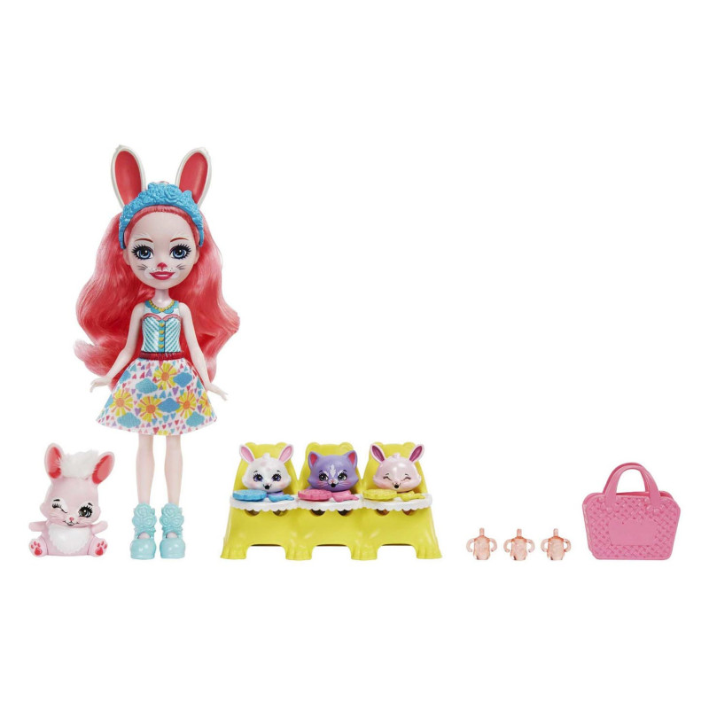Mattel - Enchantimals Baby Best Friends Doll - Bree Bnunny and Twist HLK85