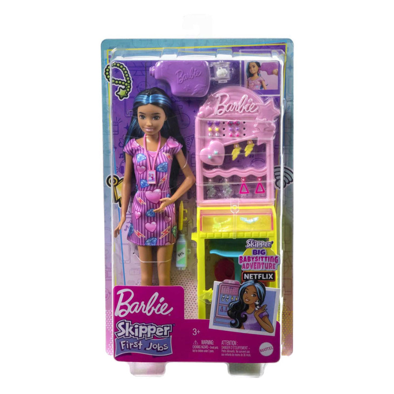 Mattel - Barbie Skipper Babysitters - First Jobs Jewelry Booth Playful HKD78