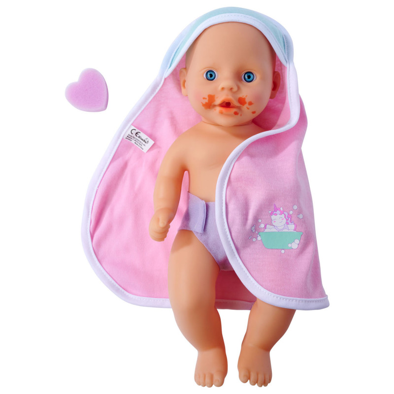 Simba - New Born Baby Bath Doll Needs a Bath 105030006