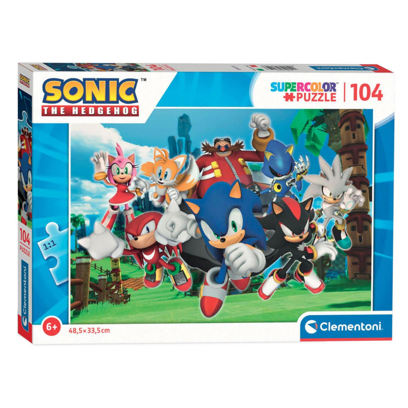 Clementoni Puzzle Sonic 104 pièces