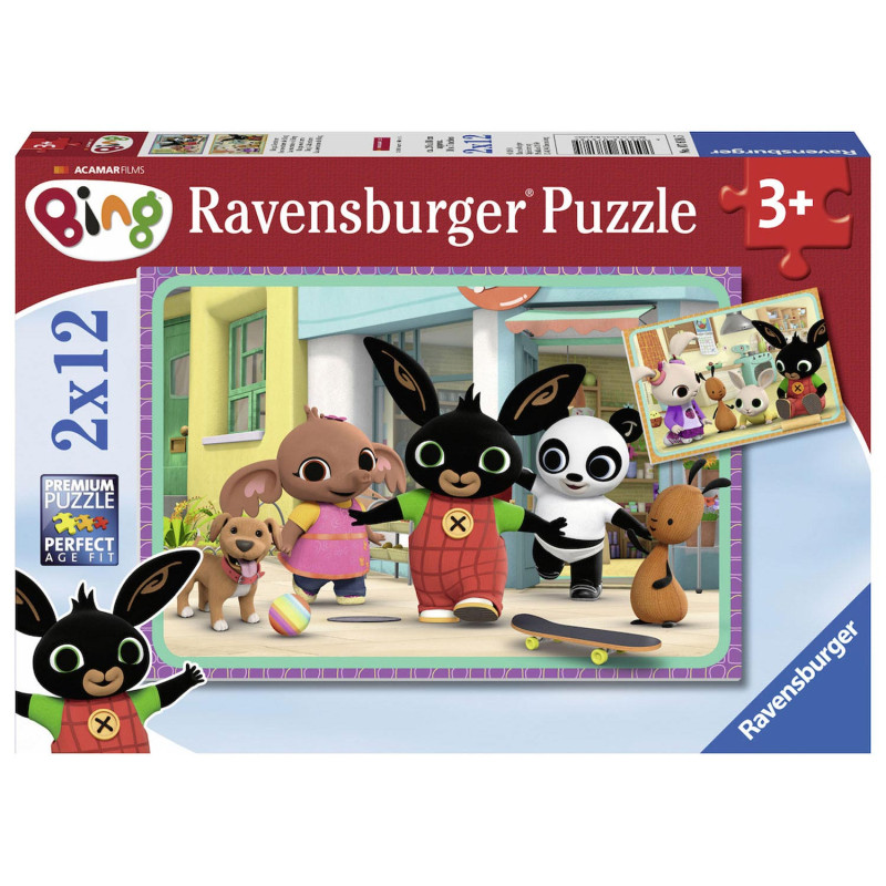 Ravensburger - Bing Puzzle, 2x12st. 76185