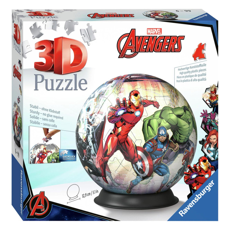 Ravensburger - Marvel Avengers 3D Puzzle, 72pcs. 114962