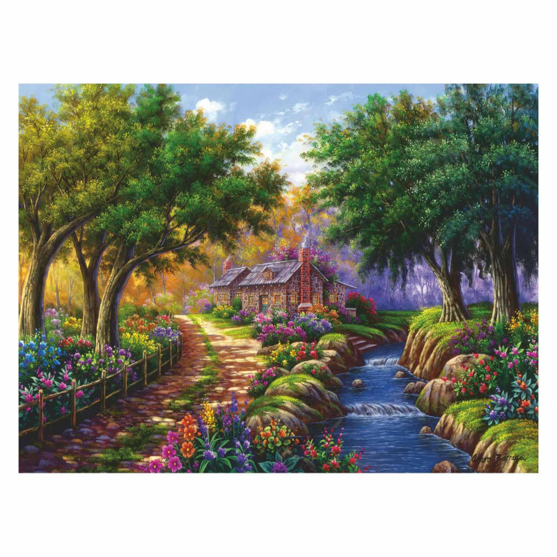 Ravensburger Puzzle Cottage by the River, 1500st. 171095