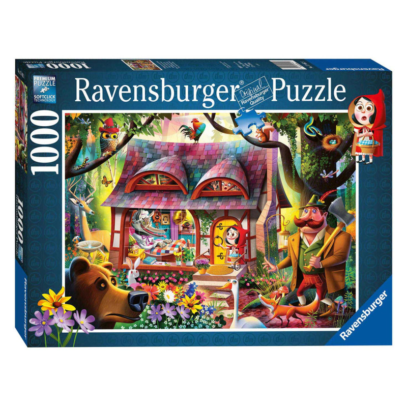 Ravensburger Puzzle Little Red Riding Hood and the Wolf, 1000st. 174621