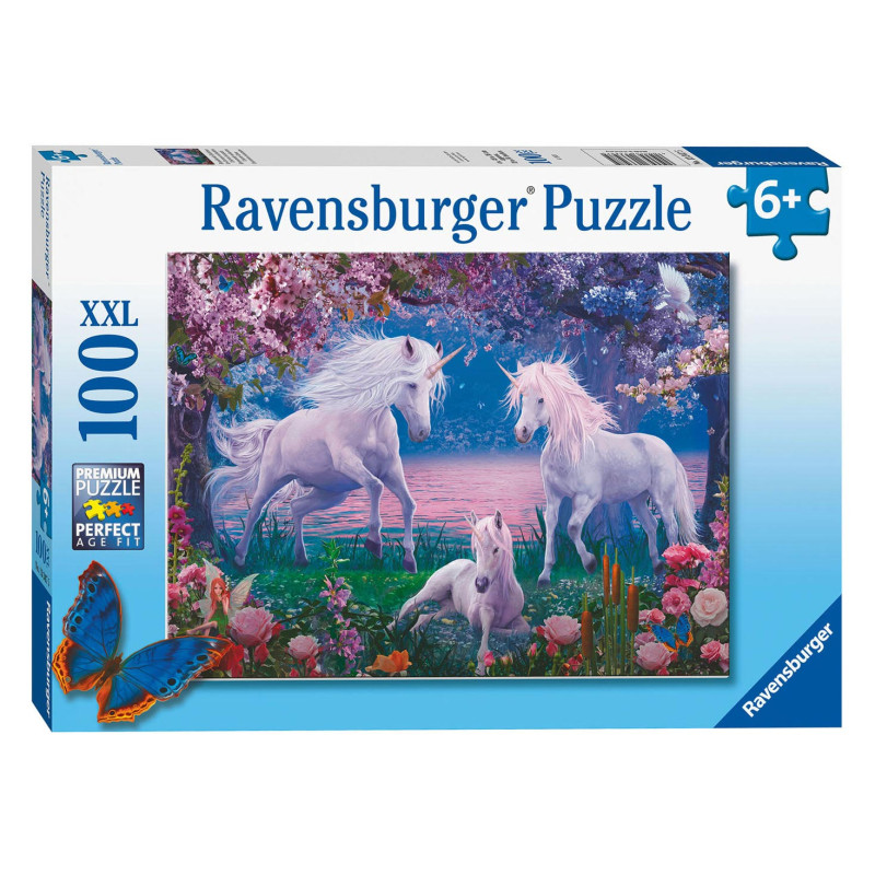 Ravensburger Puzzle Enchanted Unicorns, 100pcs. XXL 133475