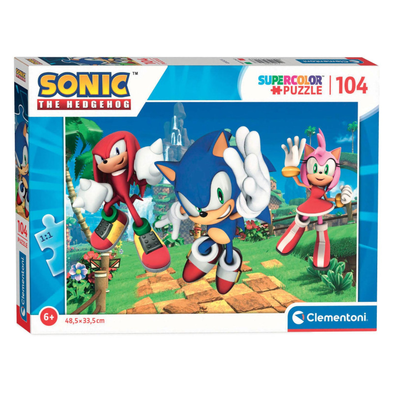 Clementoni Jigsaw Puzzle - Sonic, 104st. 27256