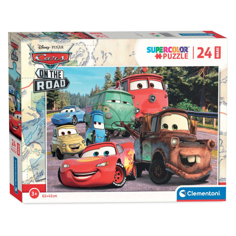 Clementoni Maxi Jigsaw Puzzle Cars, 24st. 24239