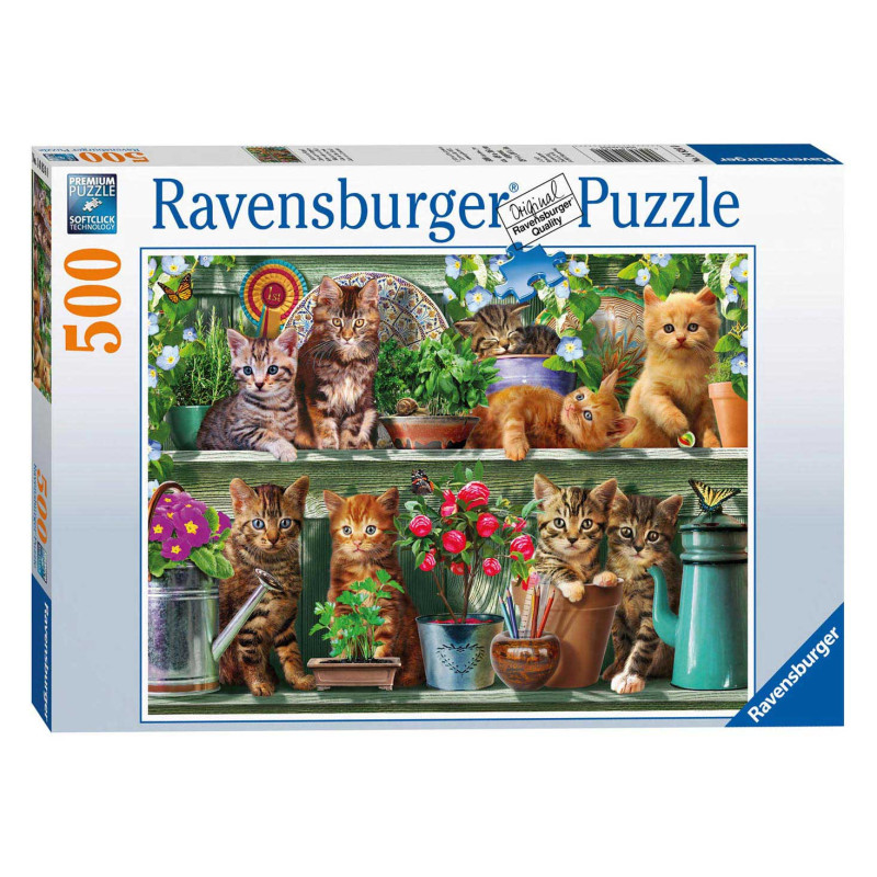 Ravensburger Puzzle Kittens in the Rack, 500st. 148240