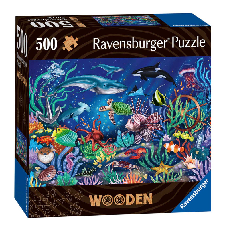 Ravensburger Wooden Puzzle Under the Sea, 500pcs. 175154