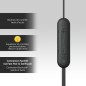 Sony WI C100 Écouteurs avec micro intra auriculaire tour de cou Bluetooth sans fil noir