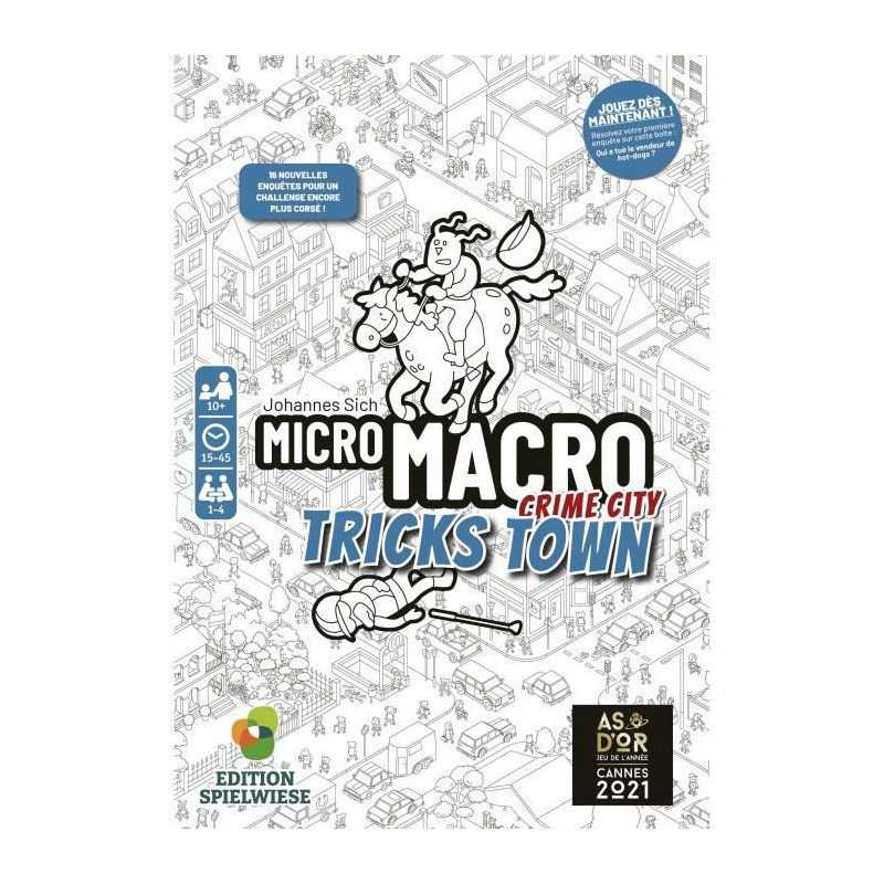 Jeu d’ambiance Spielwise Micro Macro Crime City 3