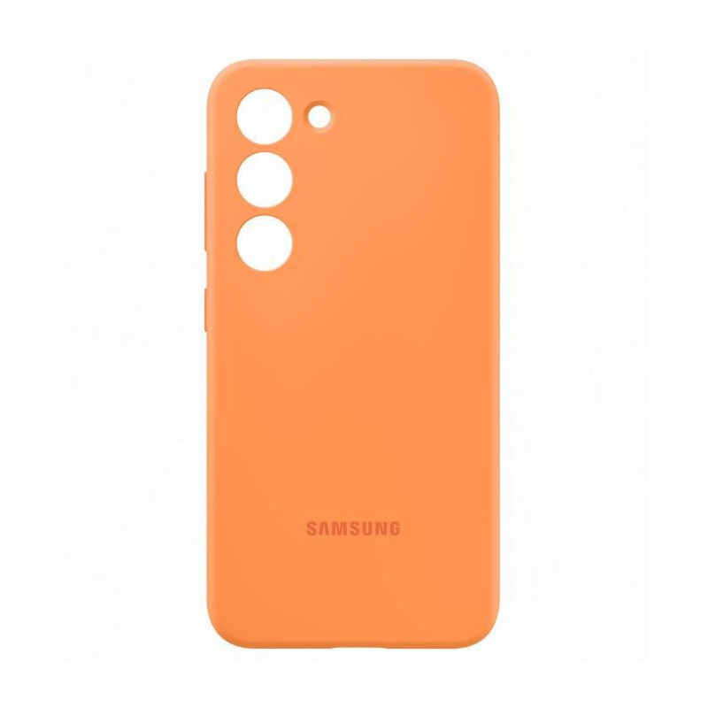 Coque en silicone pour Samsung Galaxy S23 5G Abricot