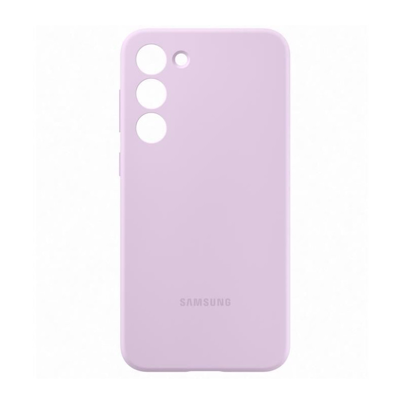 Coque en silicone pour Samsung Galaxy S23+ 5G Lilas