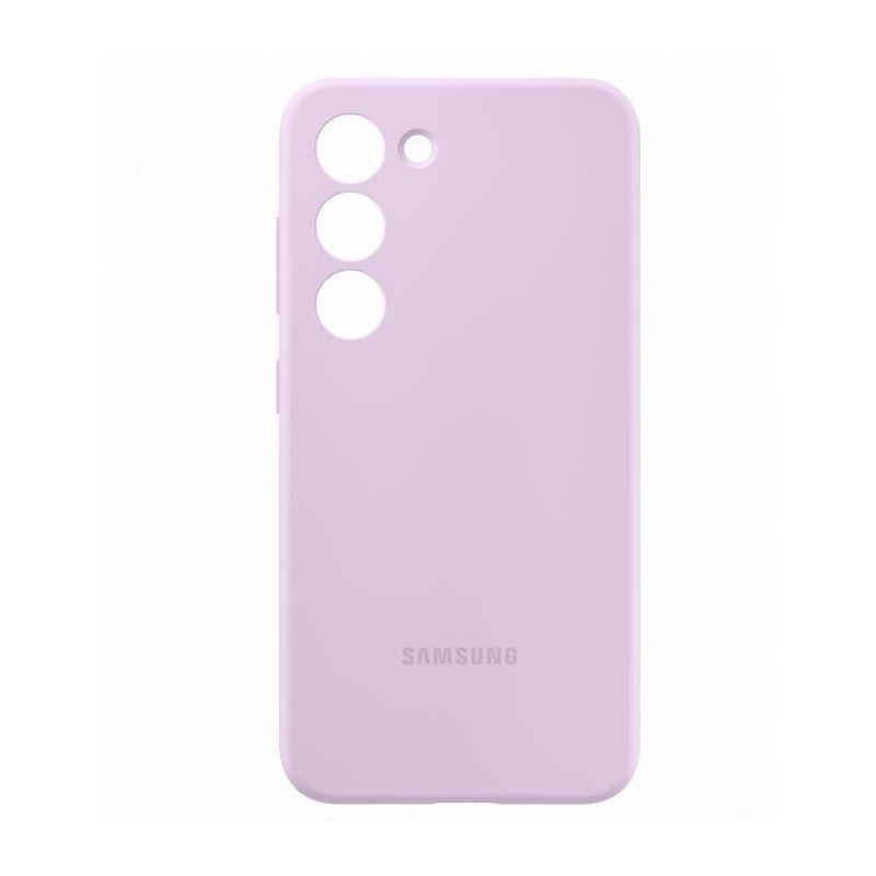 Coque en silicone pour Samsung Galaxy S23 5G Lilas