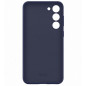 Coque en silicone pour Samsung Galaxy S23+ 5G Bleu