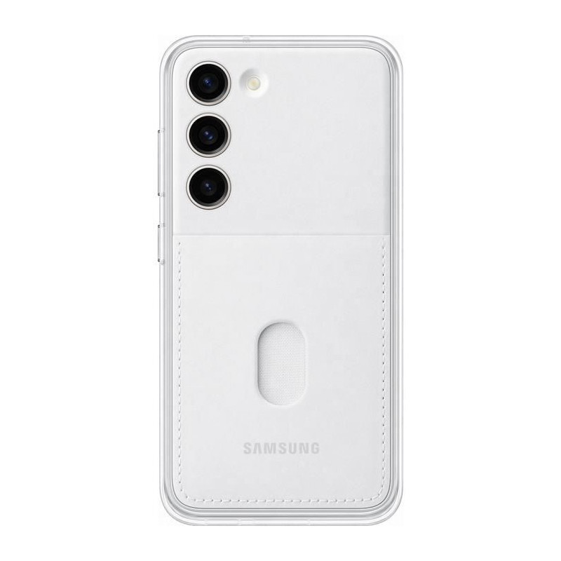 Coque avec cadran renforcé pour Samsung Galaxy S23 5G Blanc