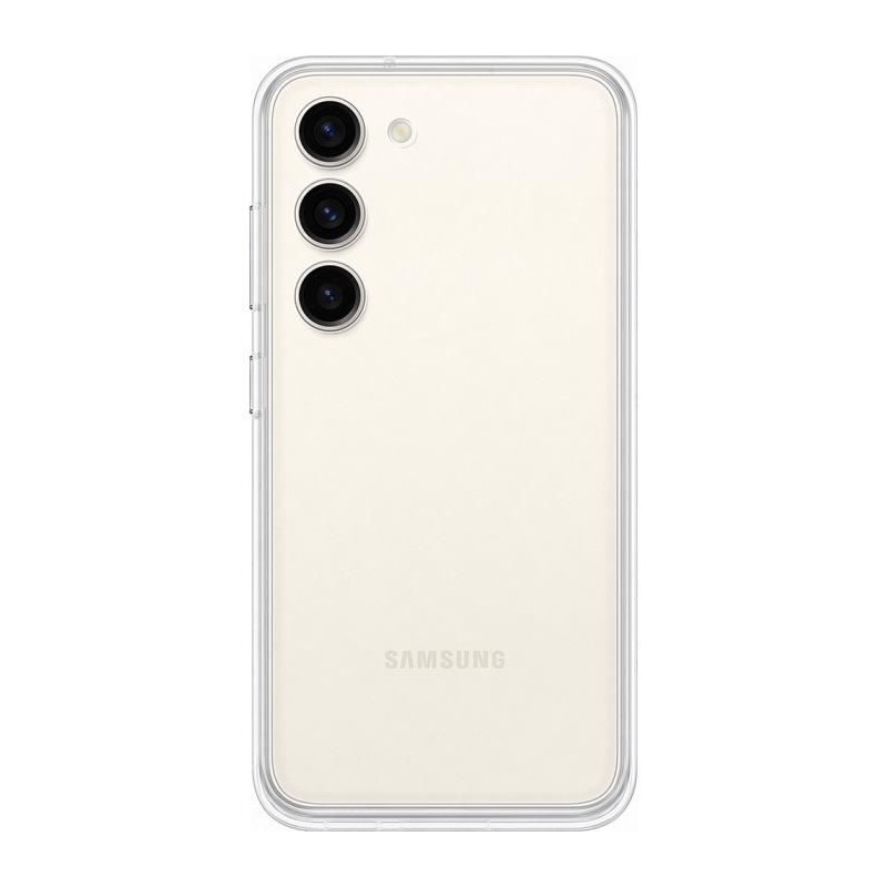 Coque avec cadran renforcé pour Samsung Galaxy S23 5G Blanc